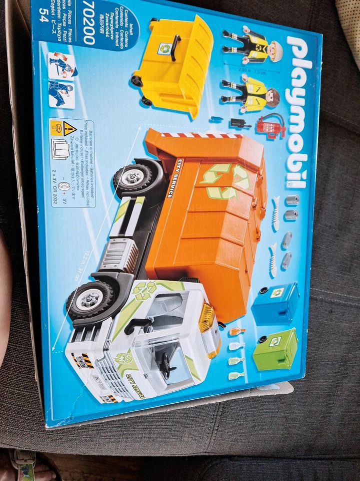 Playmobil Müllfahrzeug in Hohenkirchen