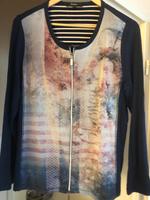 Strickjacke - Bonita Gr. L - nie getragen - schwarz/bunt Bayern - Goldbach Vorschau