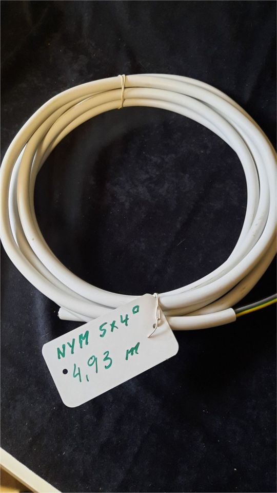 NYM, Mantelleitung, Kabel 5x4mm2, 5,93m in Nordrhein-Westfalen - Selm |  eBay Kleinanzeigen ist jetzt Kleinanzeigen