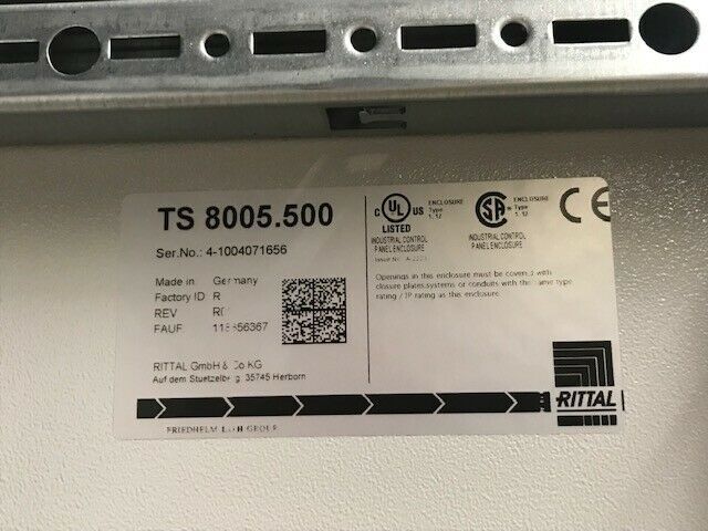 Rittal TS 8005.500 Serverschrank Schaltschrank NEU !!! in  Nordrhein-Westfalen - Wetter (Ruhr) | eBay Kleinanzeigen ist jetzt  Kleinanzeigen