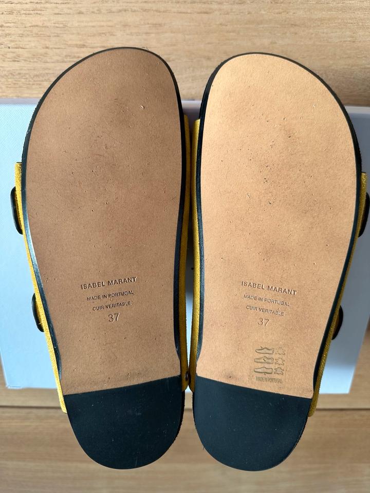 Orig. ISABEL MARANT Schuhe Pantoletten gelb NEU OVP in Hamburg
