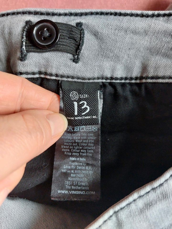 Jeans grau,  Gr 158 / XS in Magdeburg