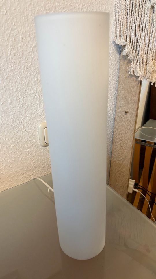 Nachttischlampe 2x Stck Milchglas Tischlampe in Jülich