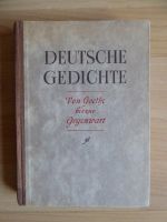 "Deutsche Gedichte - Von Goethe bis zur Gegenwart" von 1947 Niedersachsen - Osnabrück Vorschau