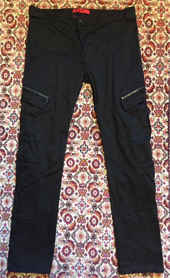 orignal hugo boss cargo pants SWAT hose tactical 31 32 mako satin in ...