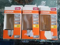 3x OSRAM LED-Lampe Sockel E27 Warm White 2700 K 7,50 W 75 Watt Wuppertal - Ronsdorf Vorschau