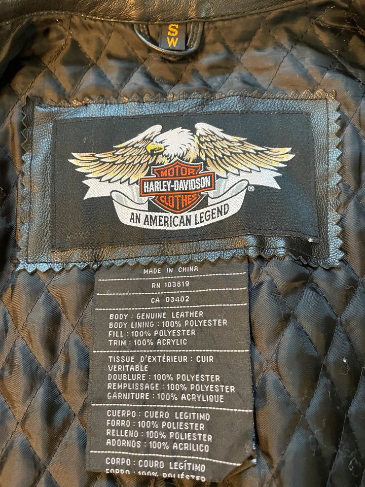 Damen Lederjacke von Harley Davidson in Dasing