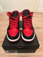 Nike Air Jordan 1 Mid Black/Fire Red-White (Alternate Bred) Düsseldorf - Stadtmitte Vorschau