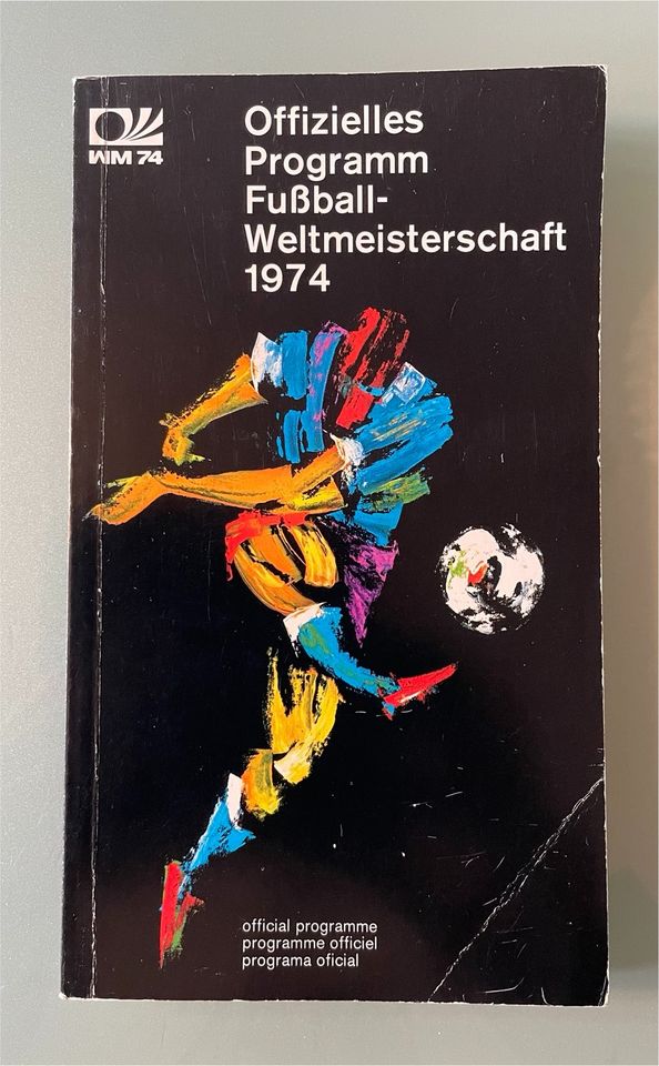 Fußball WM 1974 Offizielles Programm des DFB 142 Seiten in Langenfeld