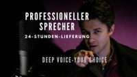 Sprecher Voiceover Hörbuch Werbung Youtube Sprachaufnahme Stimme Hamburg-Mitte - Hamburg Hamm Vorschau