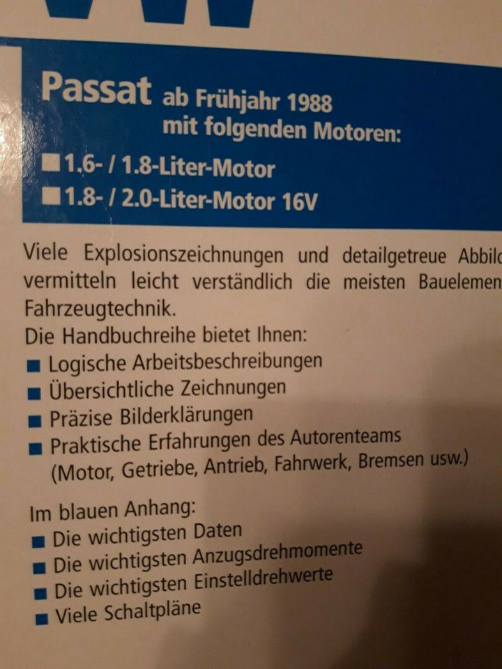 Reparaturanleitung VW Passat B3 (35i) Benzin in Hamburg