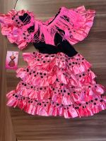 Mädchenkleid  Flamenco Gr.1   schwarz-pink, Berlin - Spandau Vorschau