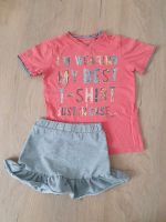 Sommer Set Outfit Größe 104 110 Esprit T-Shirt Shirt Rock Grau Baden-Württemberg - Laupheim Vorschau