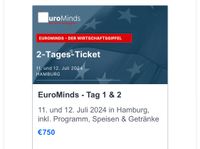 Euro Minds Wirtschaftsgipfel 2024 11./12.07.24 Ticket Pankow - Weissensee Vorschau