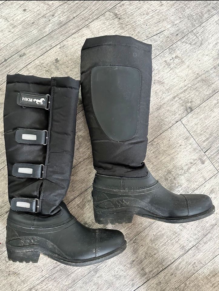 Thermo Reitstiefel HKM wie NEU Größe 40 gefüttert in Jüchen