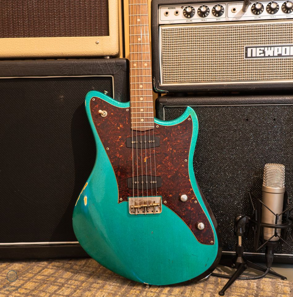 Atkin Guitars Mindhorn Standard Metallic Green - Offset in Bad Homburg