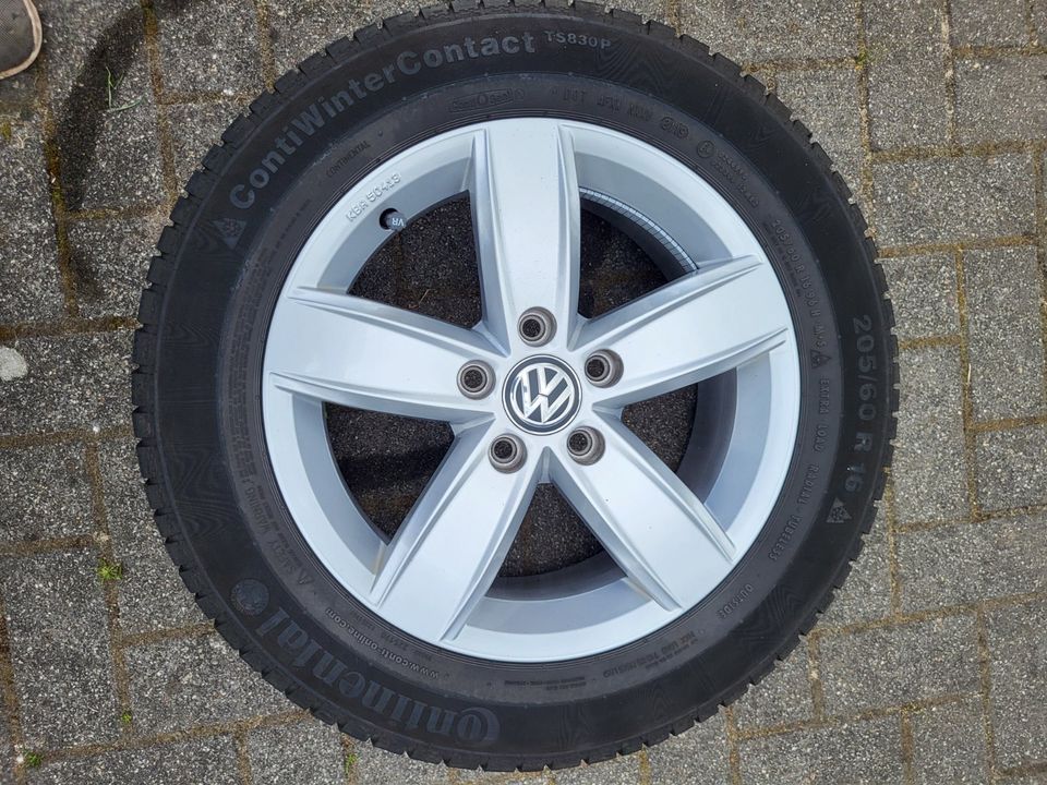 Winterräder VW Alufelge Corvara/ Continental Touran in Bremervörde