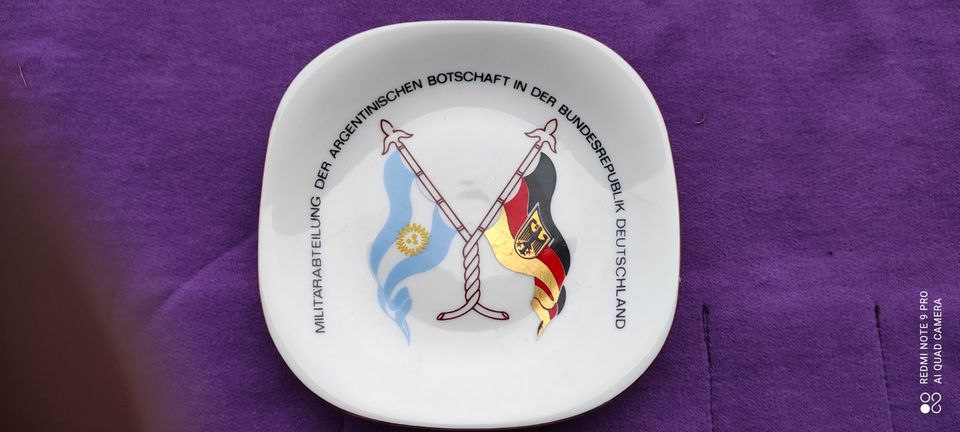 Souvenir Militärabteilung der argentinischen Botschaft in Deutsch in Bremen