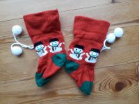 süße Wintersocken Weihnachten Wolle Strick Gr. 23-26 Schneemann Bayern - Burglengenfeld Vorschau