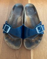 Birkenstock Madrid Sandale 41 schmal blau Lack Bielefeld - Bielefeld (Innenstadt) Vorschau