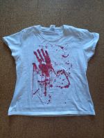 T-Shirt weiß mit rotem Print, Lady fit, XL Bayern - Augsburg Vorschau