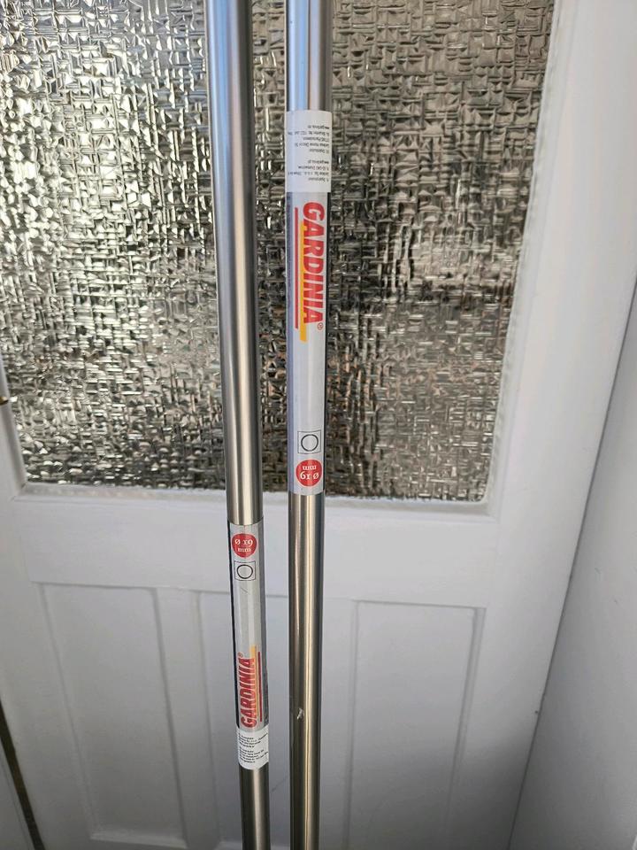 2 Gardinenstangen originalverpackt, Länge 240cm, silber satin in Nürnberg (Mittelfr)