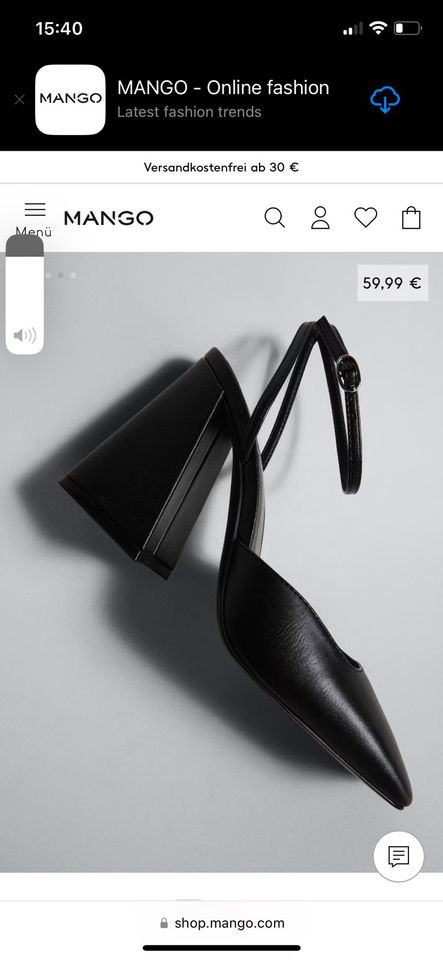 Mango Schuhe Pumps  Sommerschuhe Zara in Düsseldorf