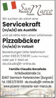 Gesucht wird Servicekraft (m|w|d) und Pizzabäcker (m|w|d) !!!! Bayern - Garmisch-Partenkirchen Vorschau