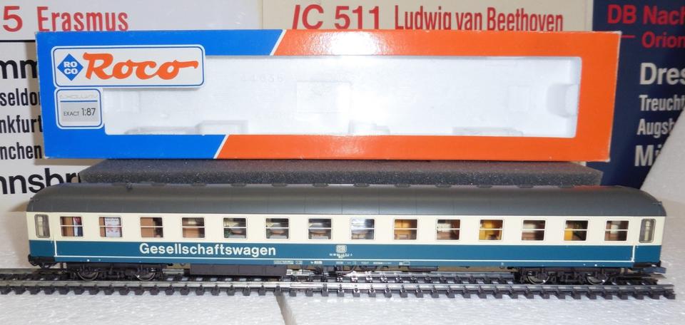 Roco 44739 - DB Gesellschaftswagen, EP. 4, Oceanblau-Beige Roco 44739 - DB Gesellschaftswagen, EP. 4, Oceanblau-Beige