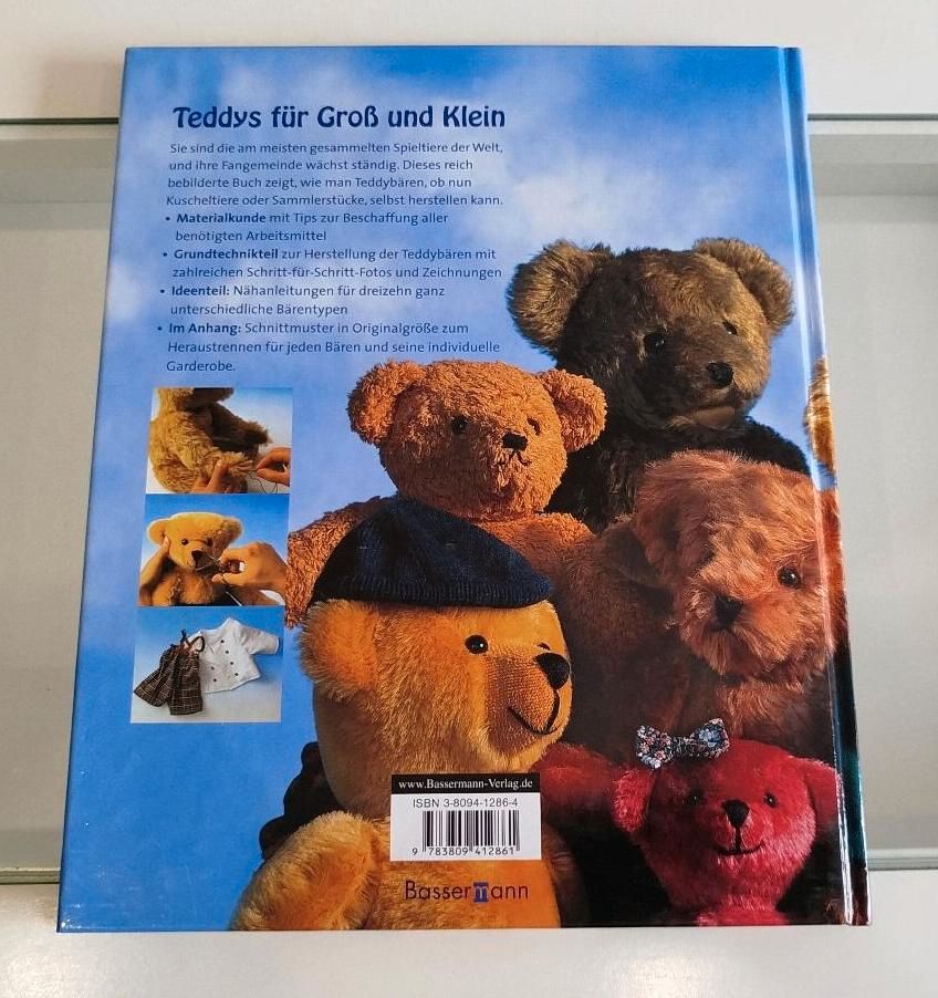 Buch Teddys selber nähen / Teddybären nähen in Lage