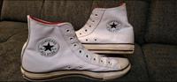 Converse Chucks Leder weiß Größe 43 inkl Versand Baden-Württemberg - Mannheim Vorschau