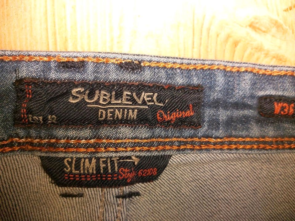 Sublevel Jeans 36/34 Neu -Slim Fit in Bad Rothenfelde