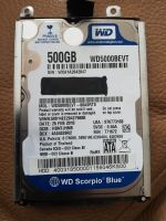 FESTPLATTE 500GB WESTERNDIGITAL WD5000BEVT Westerwaldkreis - Sessenhausen Vorschau