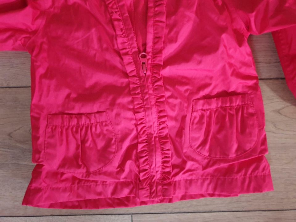 Regenjacke Jacke Gr 86 pink rosa als Rucksack praktisch für unter in Lorscheid
