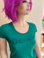 Lässiges Bench T-Shirt Oberteil grün Damen Retro Vintage S Bayern - Großheirath Vorschau