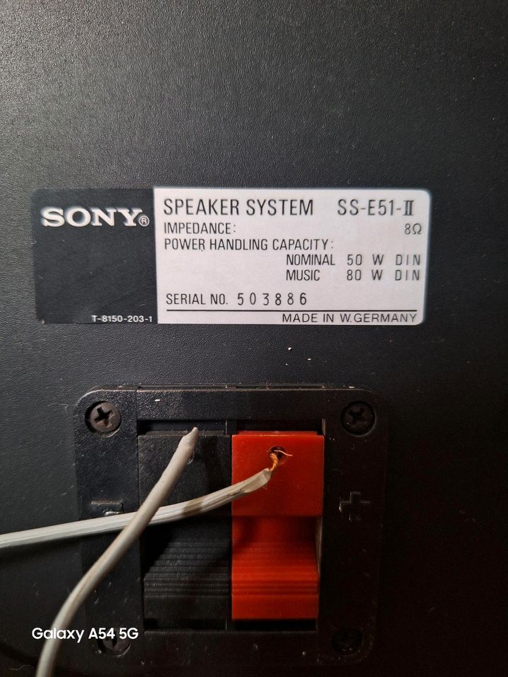 Sony Speaker System SS-E51 in Saarbrücken