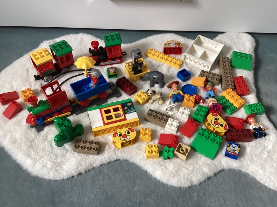 Lego Duplo Set ❤️ Tiere Eisenbahn Zirkus ❤️ Zoohandlung Figuren in Waldkirch