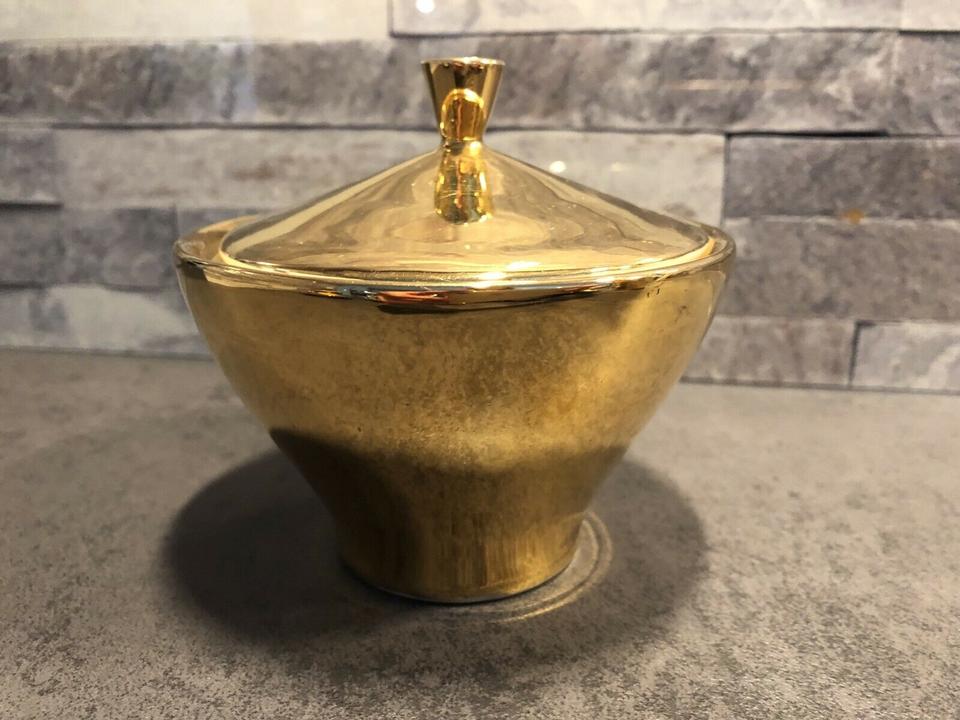 Teeservice goldfarbig aus Omas Vitrine Bareuther 100 Jahre in Dortmund