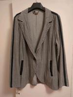 Qiero Quiero Blazer Sweatblazer grau schwarz gestreift 46 Hessen - Kassel Vorschau