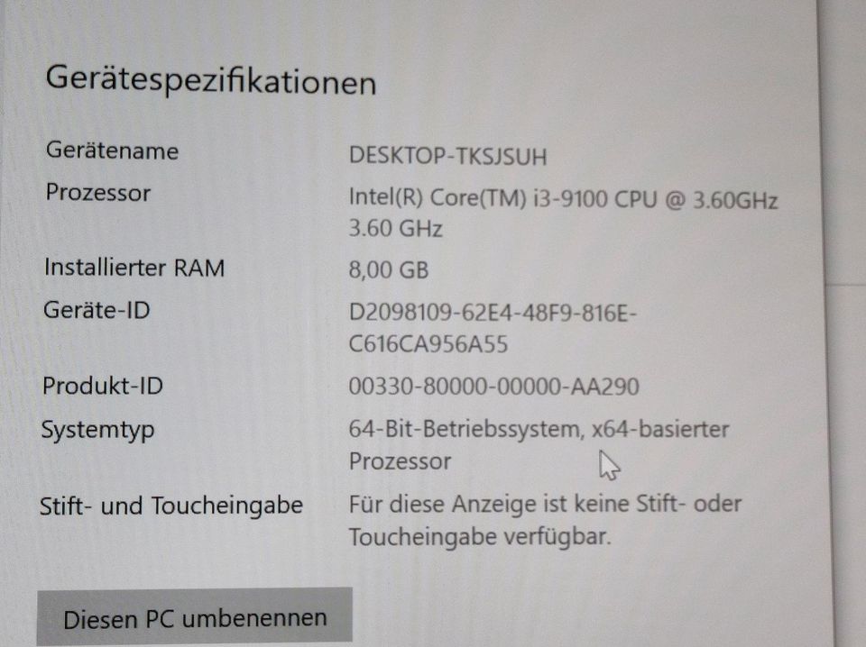 Gaming PC Tower Rechner Computer 9100 quadcore Anonymous in Eschweiler