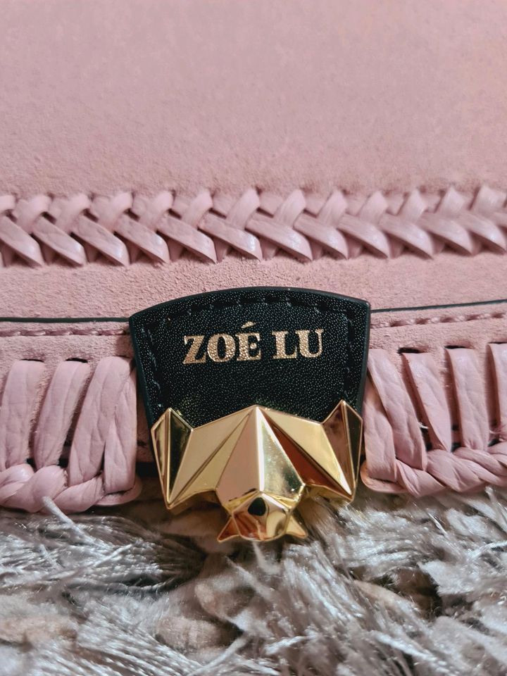 Neue Zoé Lu Wechselklappe Lotus Dream, Rosa Velour, mit Etikett in Berlin