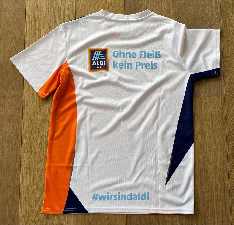 Aldi Süd Herren T-Shirt Fitness Shirt Trikot Gr.M weiß in Brackenheim