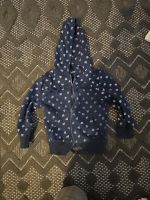 Kaputzenjacke Strickjacke Mädchen Kinder blau Herzchen 98 104 Bayern - Schwarzenbach a d Saale Vorschau