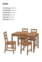 Letzte Chance morgen (Sa18.5.)19 Uhr!Ikea Jokkmokk Stühle & Tisch Niedersachsen - Wanna Vorschau