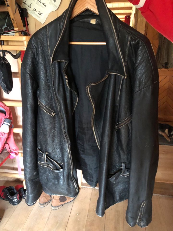 Tolle Bikerjacke vintage xxl Motorrad in Geltendorf