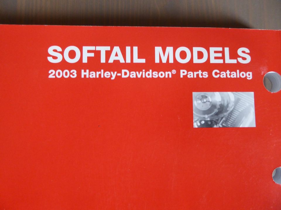 Original Harley-Davidson® Parts Catalog für Softail® Modelle 2003 in Frankfurt am Main