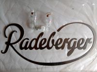 Verkaufe Radeberger Gläser und Schriftzug Sachsen - Radebeul Vorschau