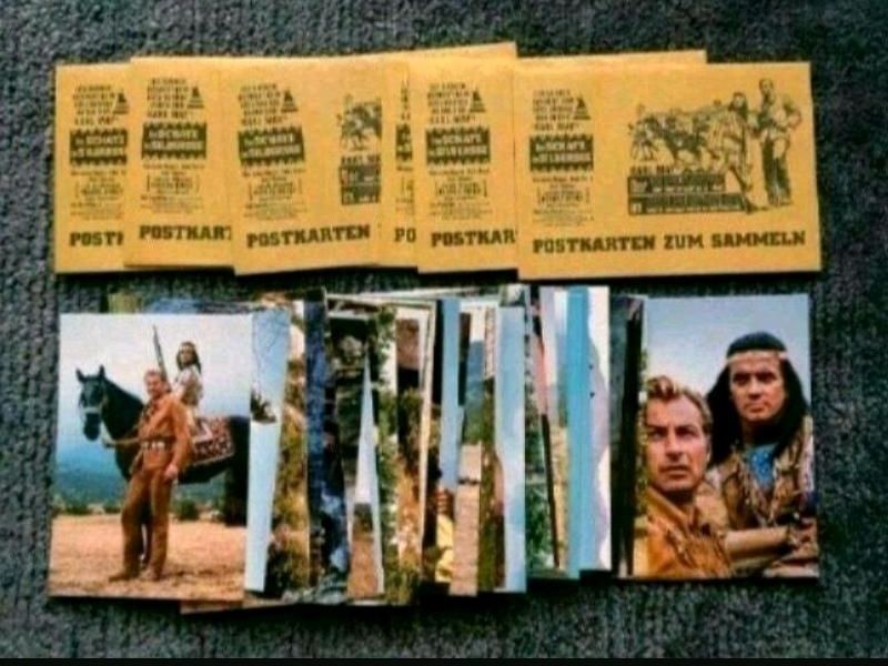 Karl May, Winnetou: Der Schatz im Silbersee Postkartensatz 36 Stk in Dortmund