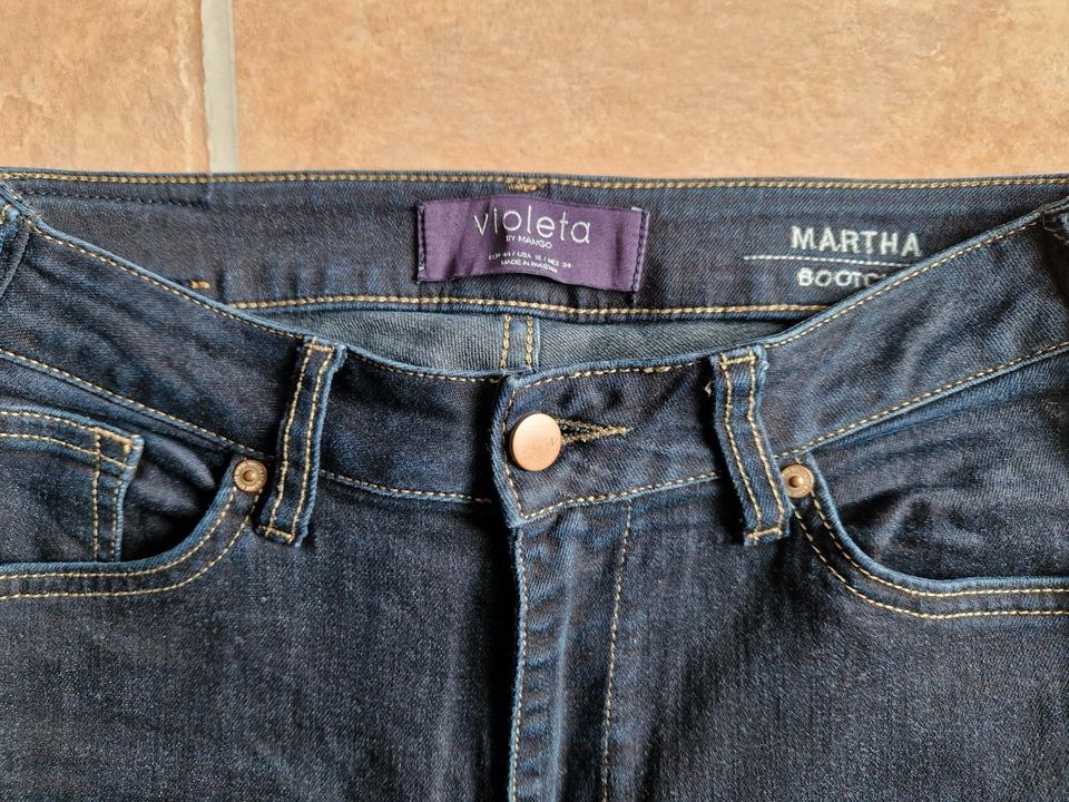 Violetta Bootcut Jeans by Mango blau Gr. 38 in Melle