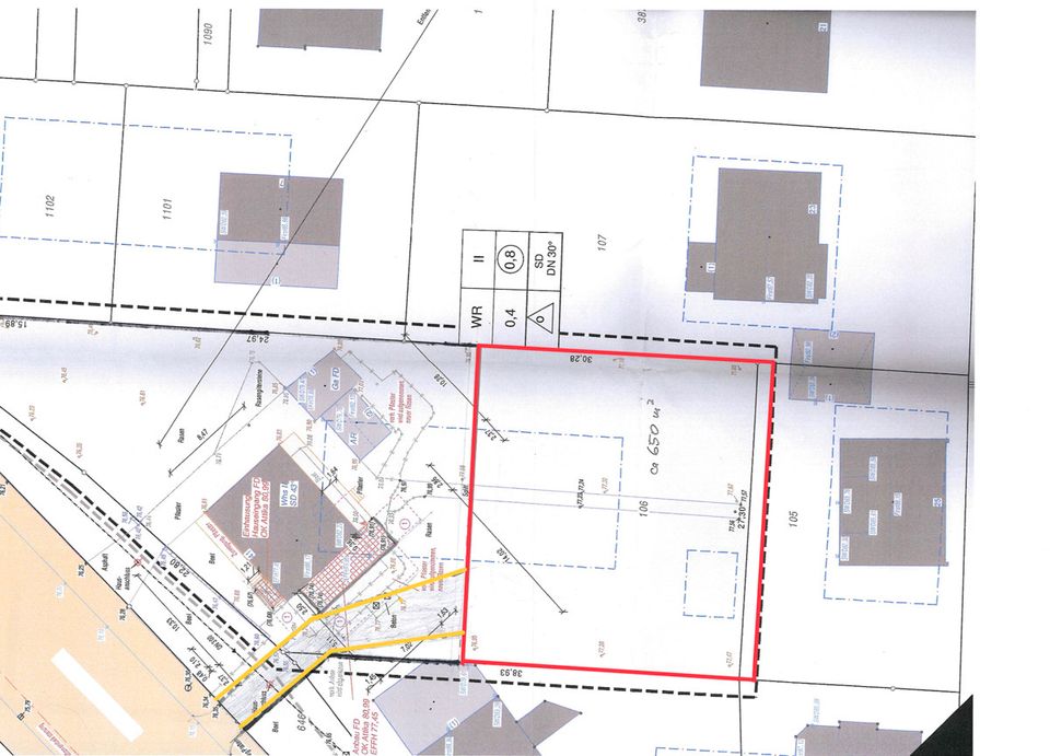 655 - 680 m² Baugrundstück, bebaubar mit Ein-/Zweifamilienhaus in Unna